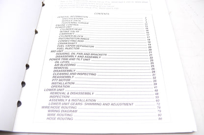 New OEM Suzuki 99501-93J30-01E 2008 Supplementary Service Manual DF250S 4-Stroke NOS