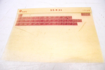 OEM Suzuki 55M31 1968 Suzuki 55M31 Microfiche