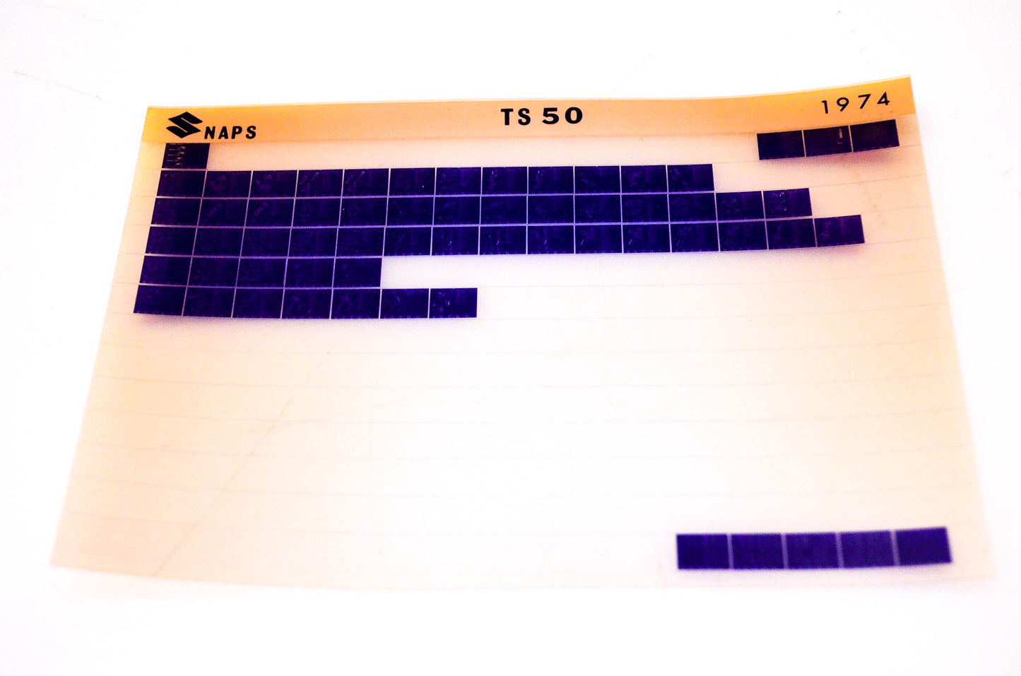 OEM Suzuki TS50 1974 Suzuki TS50 Microfiche