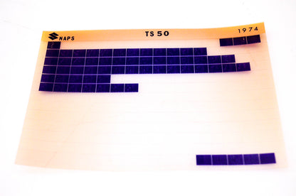 OEM Suzuki TS50 1974 Suzuki TS50 Microfiche