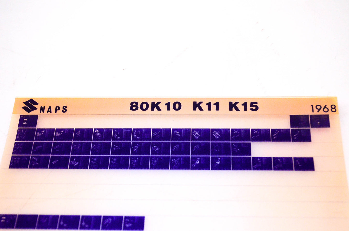 OEM Suzuki 80K10 K11 K15 1968 Suzuki 80K10 K11 K15 Microfiche