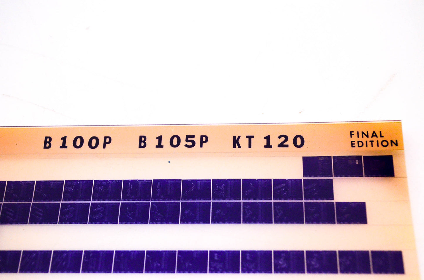 OEM Suzuki B100P B105P KT120 Suzuki B100P B105P KT120 Final Edition Microfiche