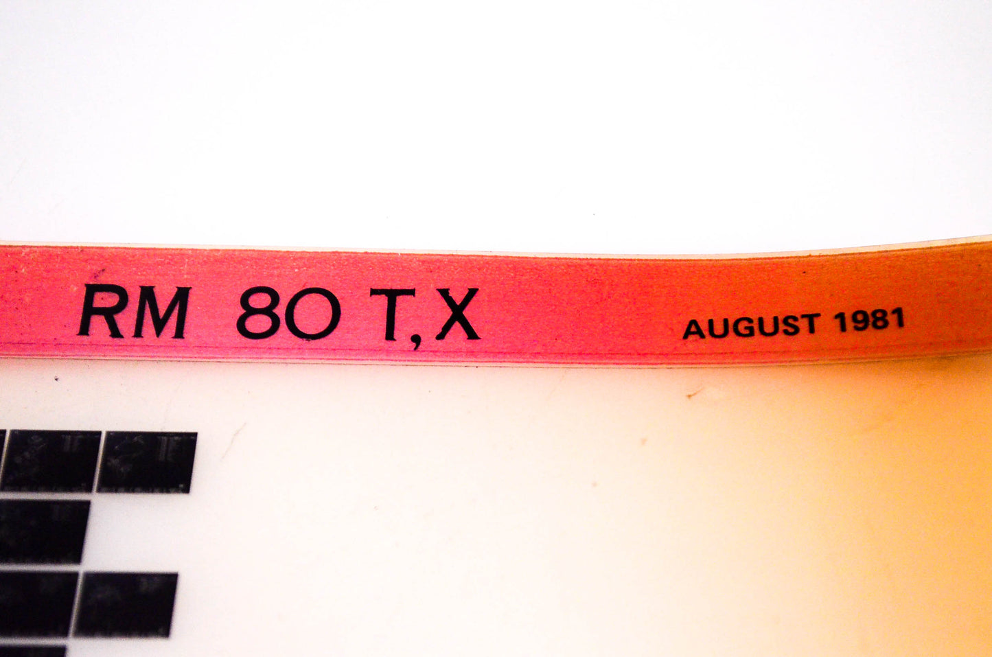 OEM Suzuki RM80 T,X 1981/August Suzuki Parts Catalog RM80 T,X Microfiche