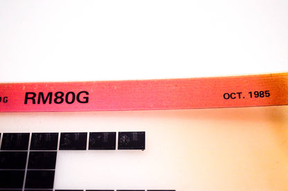 OEM Suzuki RM80G 1985/October Suzuki Parts Catalog RM80G Microfiche