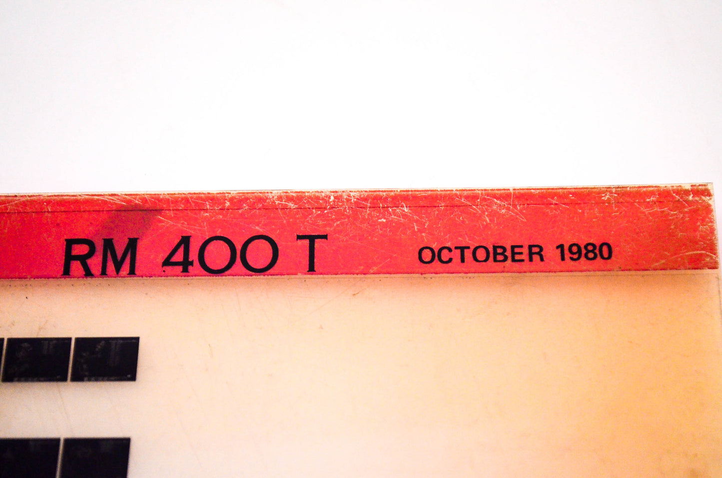 OEM Suzuki RM 400 T 1980/October Suzuki Parts Catalog RM 400 T Microfiche