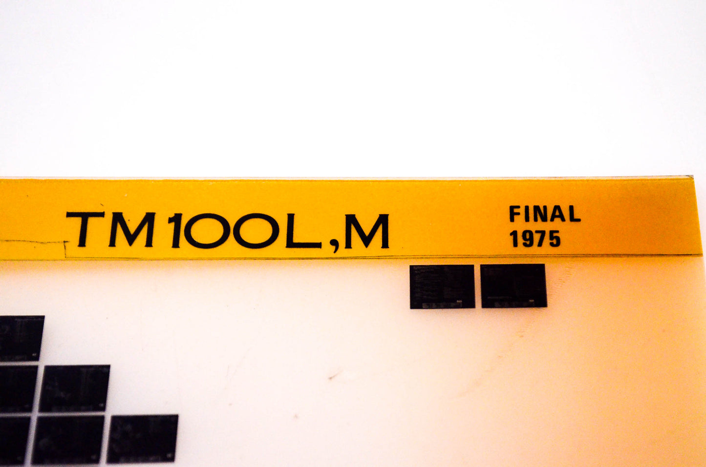 OEM Suzuki TM100L,M 1975 Suzuki Parts Catalog TM100L,M Final Edition Microfiche