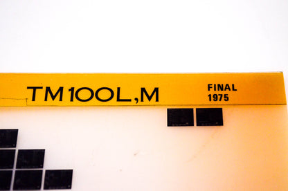 OEM Suzuki TM100L,M 1975 Suzuki Parts Catalog TM100L,M Final Edition Microfiche