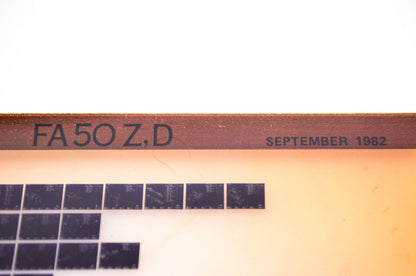 OEM Suzuki FA50Z,D 1982/September Suzuki Parts Catalog FA50Z,D Microfiche
