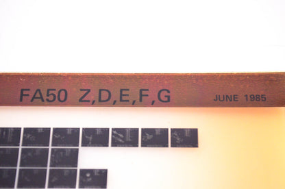 OEM Suzuki FA50 Z,D,E,F,G 1985/June Suzuki Parts Catalog FA50 Z,D,E,F,G Microfiche