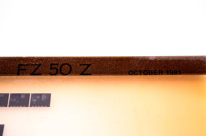 OEM Suzuki FZ 50 Z 1981/October Suzuki Parts Catalog FZ 50 Z Microfiche