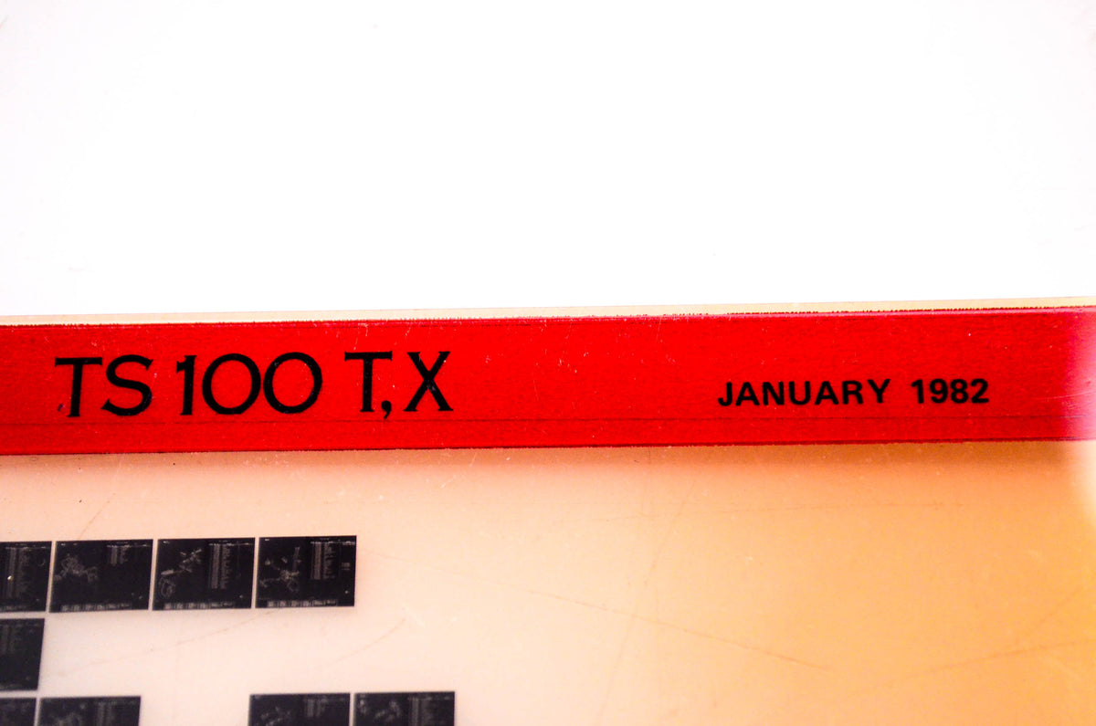 OEM Suzuki TS100T,X 1982/January Suzuki Parts Catalog TS100T,X Microfiche