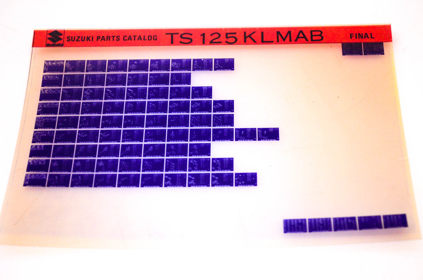 OEM Suzuki TS 125 KLMAB Suzuki TS 125 KLMAB Final Edition Microfiche