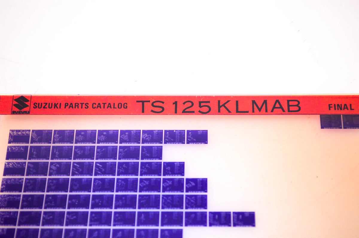 OEM Suzuki TS 125 KLMAB Suzuki TS 125 KLMAB Final Edition Microfiche