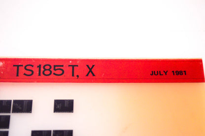 OEM Suzuki TS185T, X 1981/July Suzuki Parts Catalog TS185T, X Microfiche