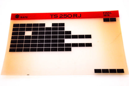 OEM Suzuki TS 250 RJ 1976 Suzuki TS 250 RJ, Final Edition Microfiche