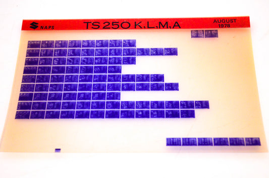 OEM Suzuki TS 250 K,L,M,A 1978/August Suzuki TS 250 K,L,M,A Microfiche