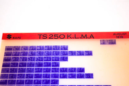 OEM Suzuki TS 250 K,L,M,A 1978/August Suzuki TS 250 K,L,M,A Microfiche