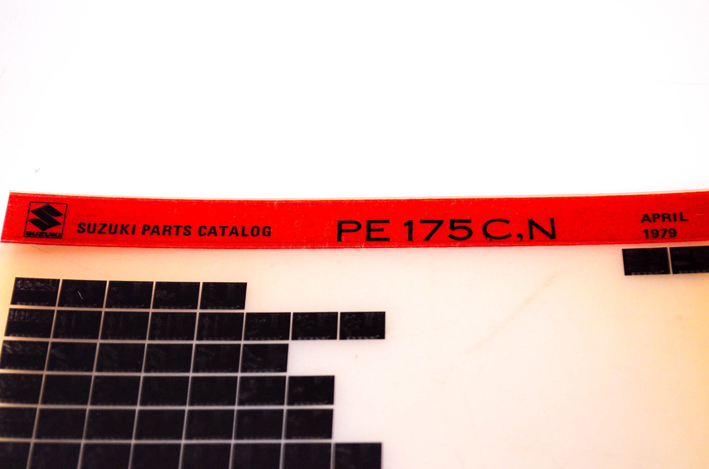OEM Suzuki PE 175 C,N 1979/April Suzuki Parts Catalog PE 175 C,N Microfiche