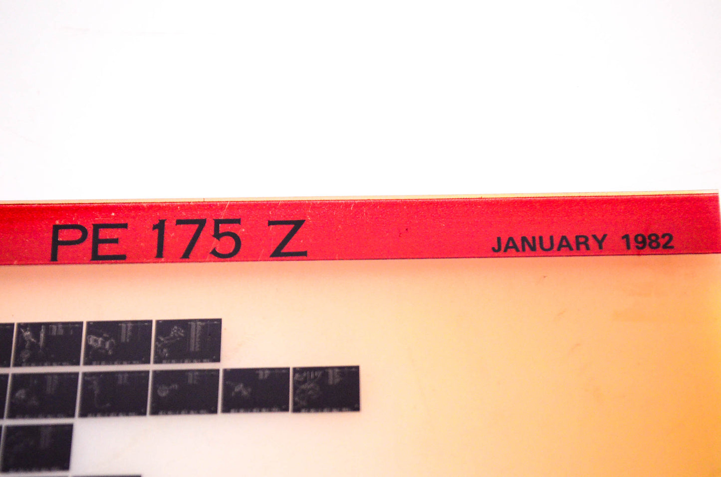 OEM Suzuki PE 175 Z 1982/January Suzuki Parts Catalog PE 175 Z Microfiche