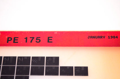 OEM Suzuki PE 175 E 1984/January Suzuki Parts Catalog PE 175 E Microfiche