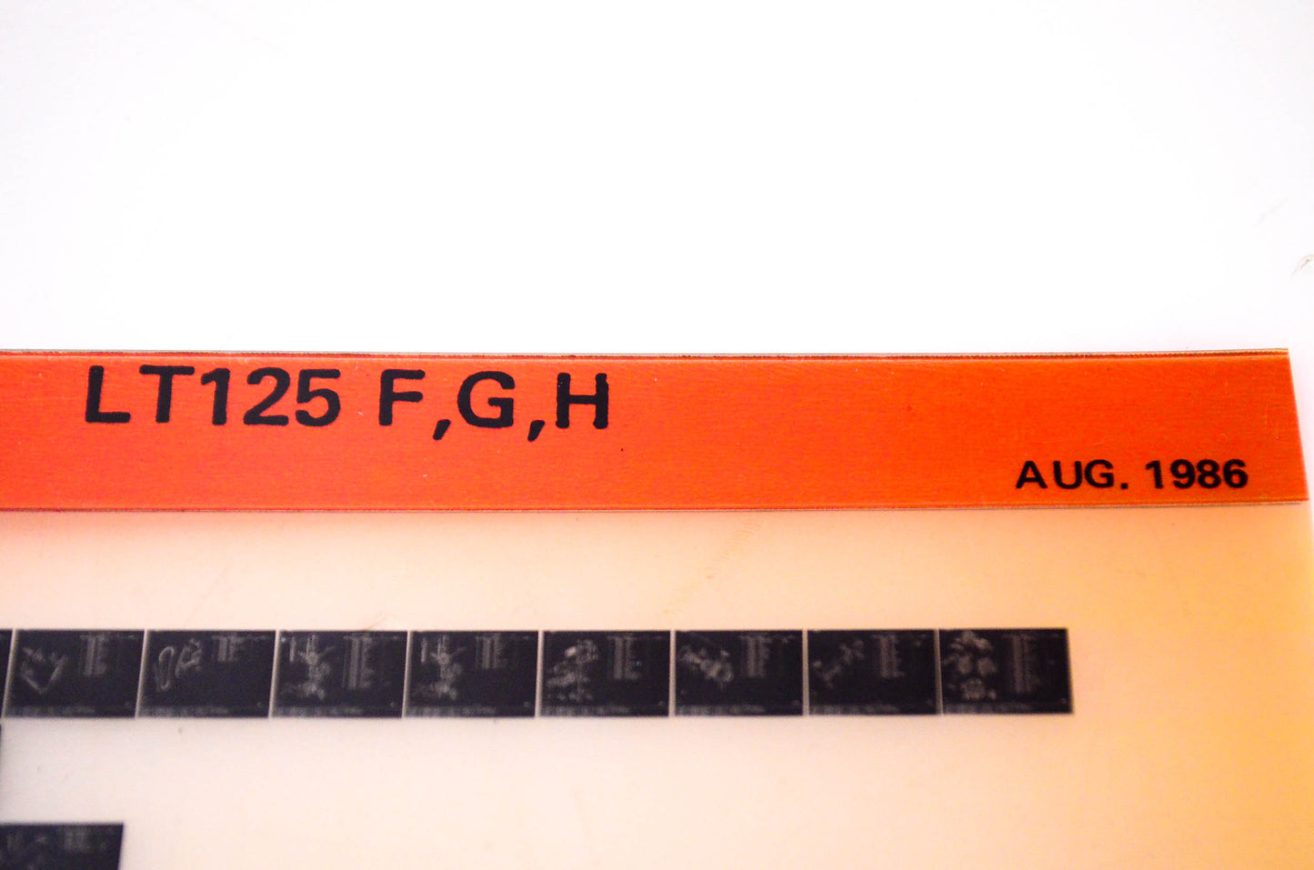 OEM Suzuki LT125 F,G,H 1986/August Suzuki Parts Catalog LT125 F,G,H Microfiche