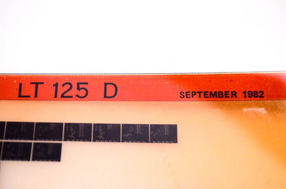 OEM Suzuki LT 125 D 1982/September Suzuki Parts Catalog LT 125 D Microfiche