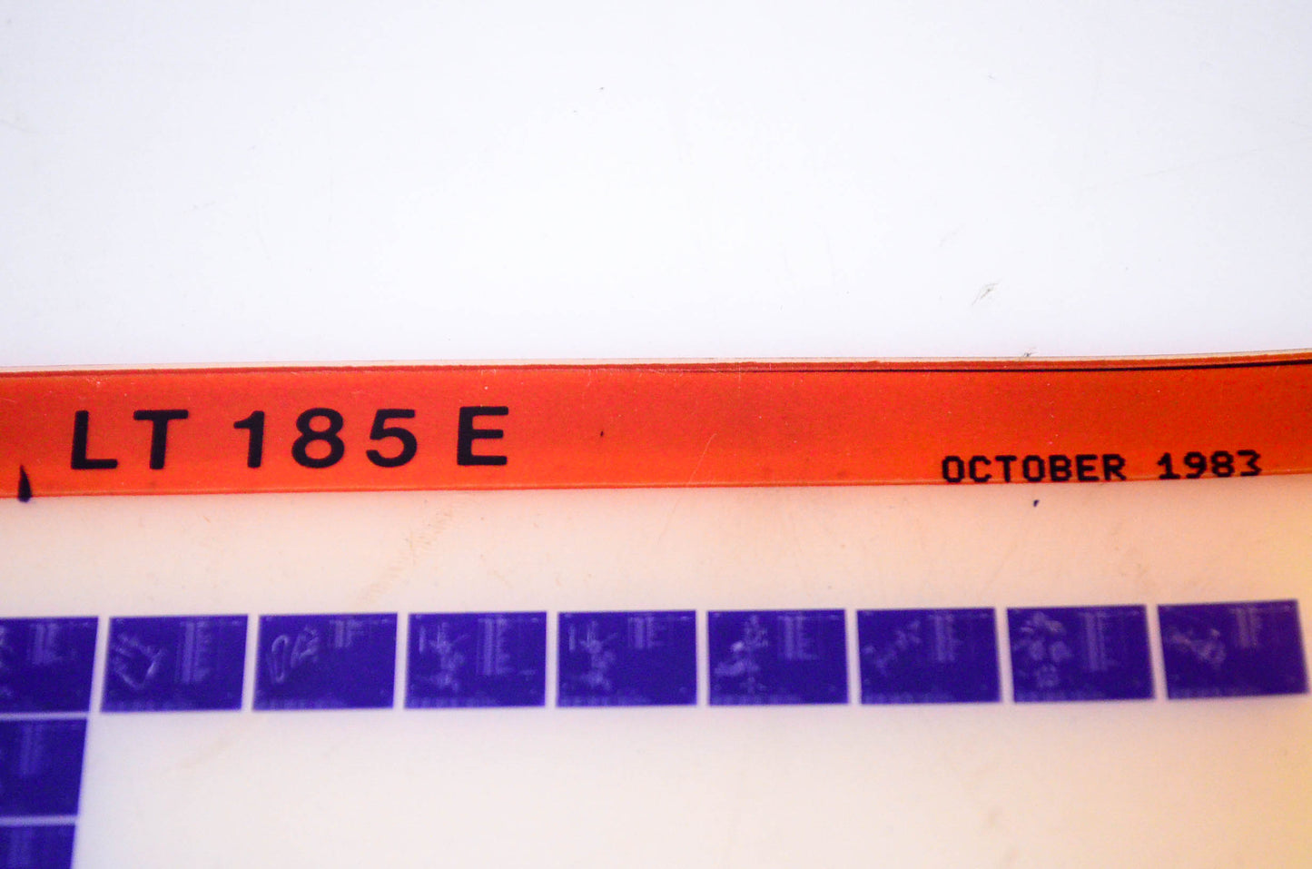 OEM Suzuki LT185 E 1983/October Parts Catalog Microfiche