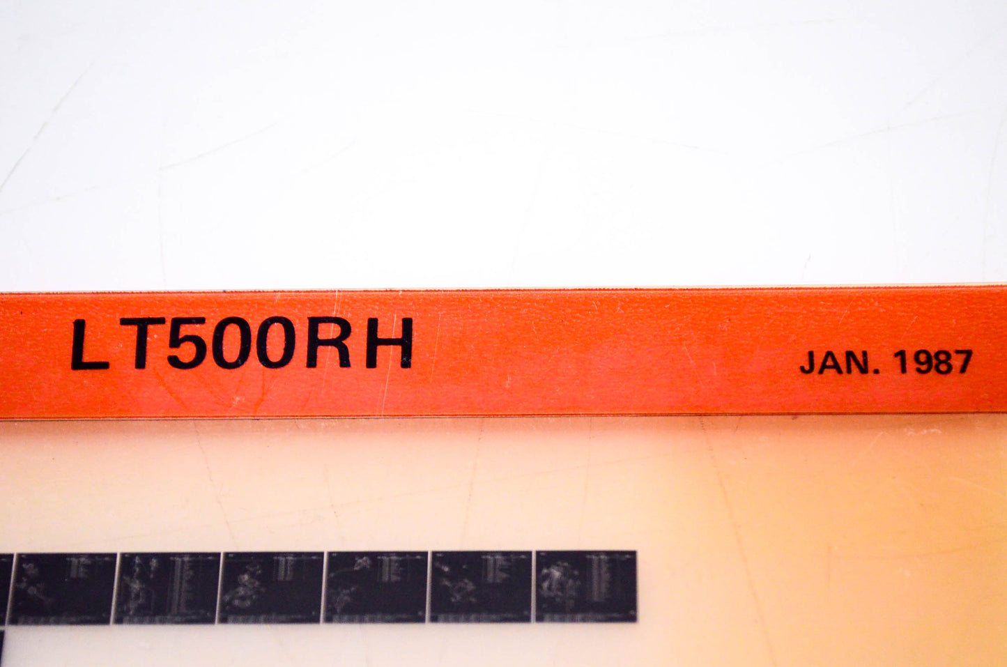 OEM Suzuki LT500RH 1987/January Parts Catalog Microfiche
