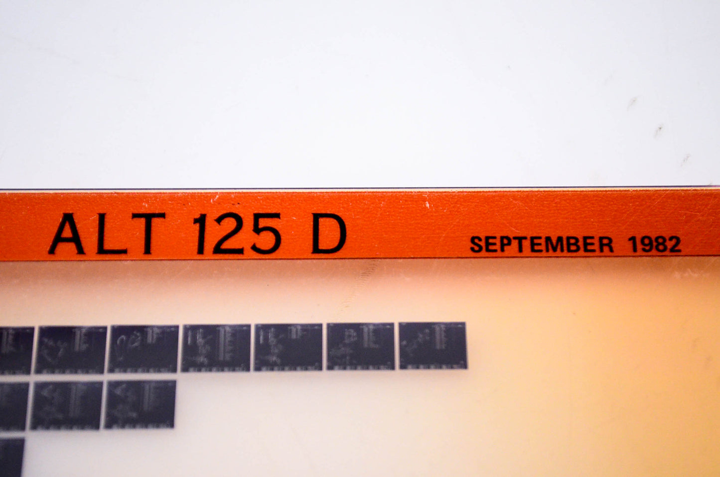 OEM Suzuki ALT 125 D 1982/September Parts Catalog Microfiche
