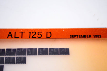 OEM Suzuki ALT 125 D 1982/September Parts Catalog Microfiche