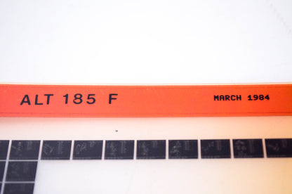 OEM Suzuki ALT 185 F 1984/March Parts Catalog Microfiche