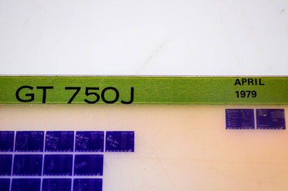 OEM Suzuki GT 750J 1979/April Parts Catalog Microfiche