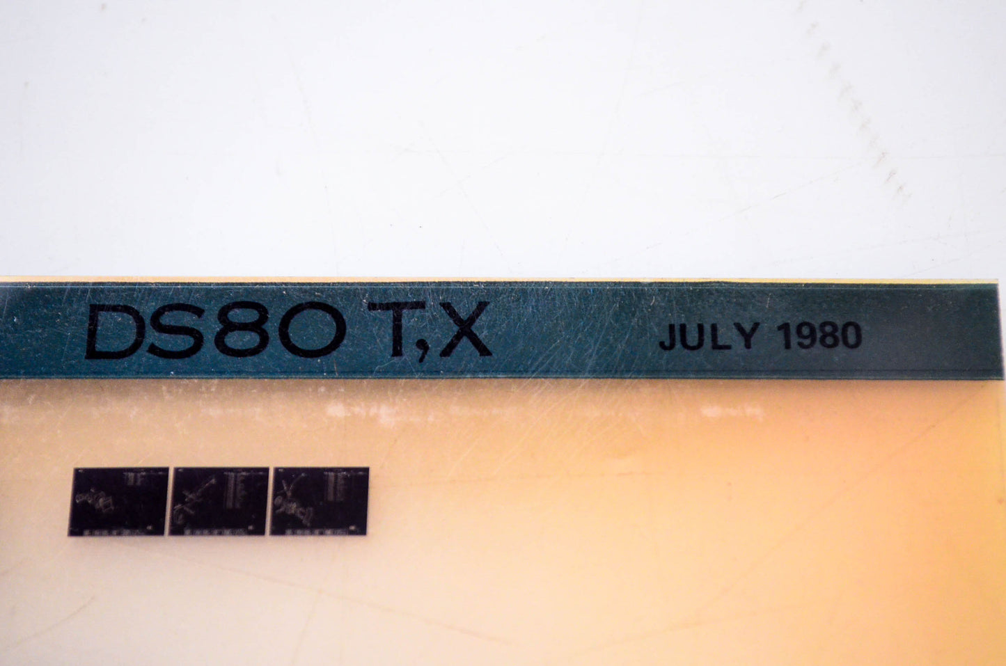 OEM Suzuki DS80 T,X 1980/July Parts Catalog Microfiche