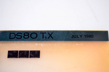 OEM Suzuki DS80 T,X 1980/July Parts Catalog Microfiche