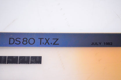 OEM Suzuki DS80 T,X,Z 1982/July Parts Catalog Microfiche