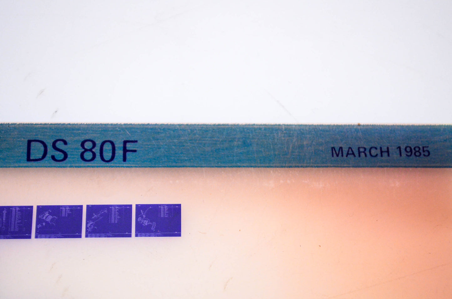 OEM Suzuki DS 80 F 1985/March Parts Catalog Microfiche