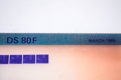 OEM Suzuki DS 80 F 1985/March Parts Catalog Microfiche