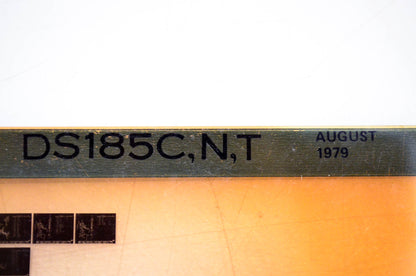 OEM Suzuki DS185C,N,T 1979/August Parts Catalog Microfiche