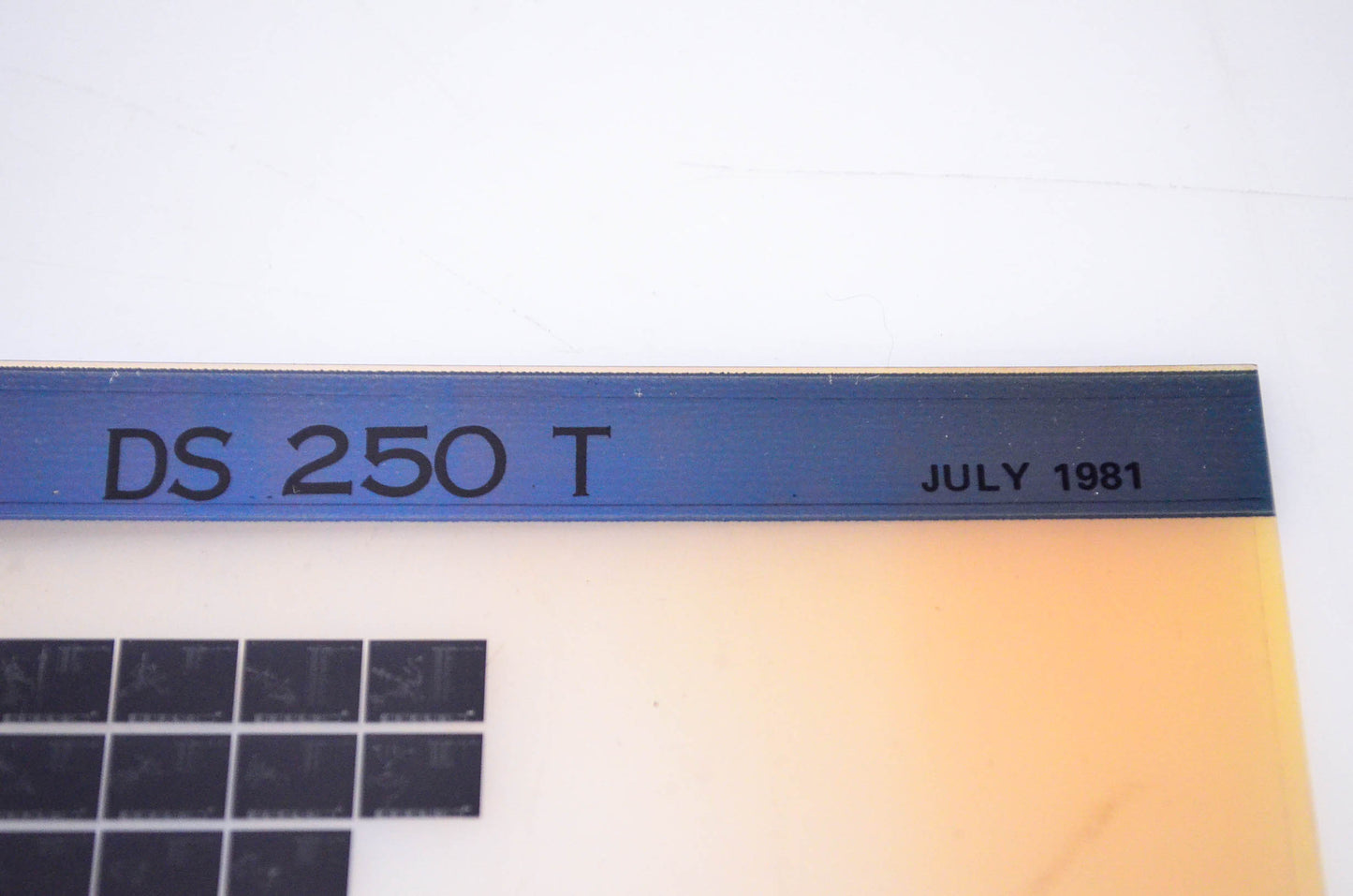 OEM Suzuki DS 250 T 1981/July Parts Catalog Microfiche