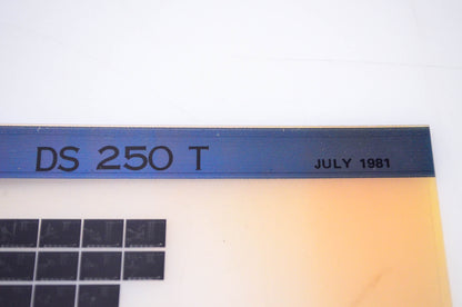 OEM Suzuki DS 250 T 1981/July Parts Catalog Microfiche