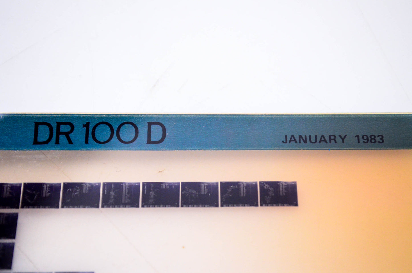 OEM Suzuki DR100D 1983/January Parts Catalog Microfiche