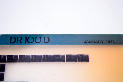 OEM Suzuki DR100D 1983/January Parts Catalog Microfiche
