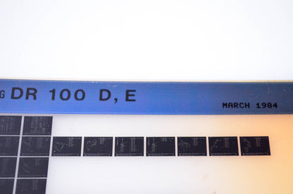 OEM Suzuki DR 100 D,E 1984/March Parts Catalog Microfiche