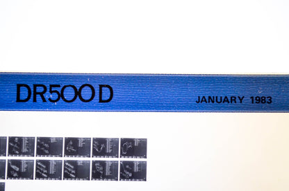 OEM Suzuki DR500D 1983/January Parts Catalog Microfiche