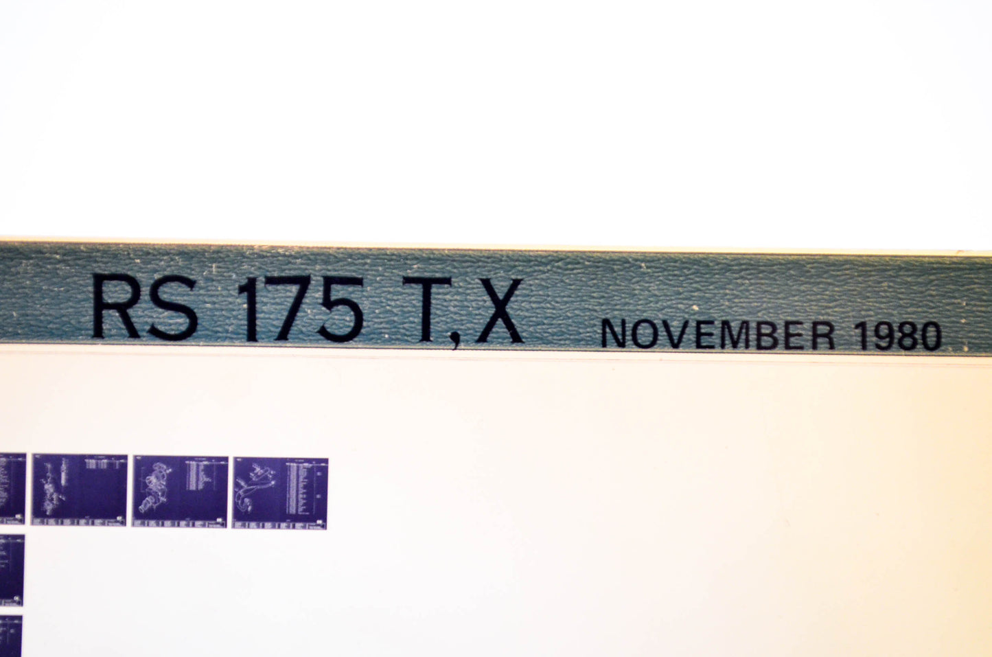 OEM Suzuki RS 175 T,X 1980/November Parts Catalog Microfiche