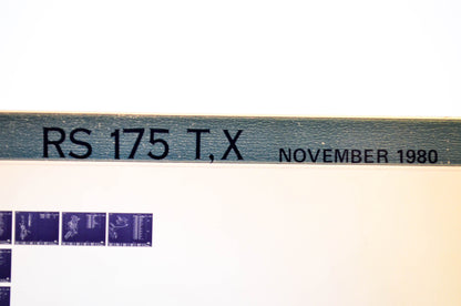 OEM Suzuki RS 175 T,X 1980/November Parts Catalog Microfiche