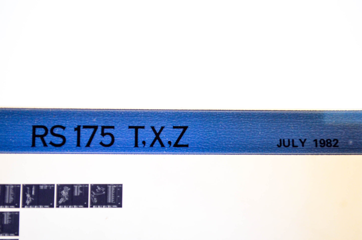 OEM Suzuki RS 175 T,X,Z 1982/July Parts Catalog Microfiche