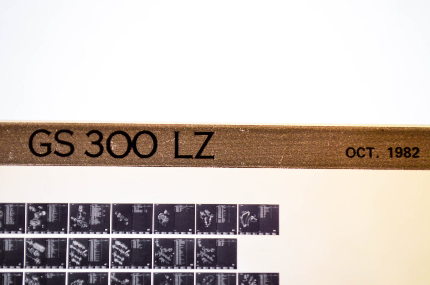 OEM Suzuki GS 300 LZ 1982/October Parts Catalog Microfiche