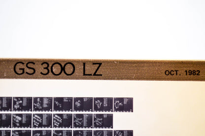 OEM Suzuki GS 300 LZ 1982/October Parts Catalog Microfiche