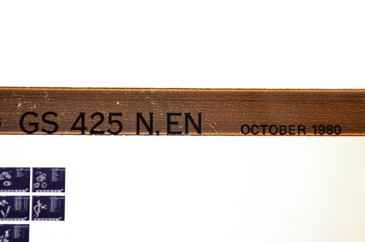 OEM Suzuki GS 425 N, EN 1980/October Parts Catalog Microfiche